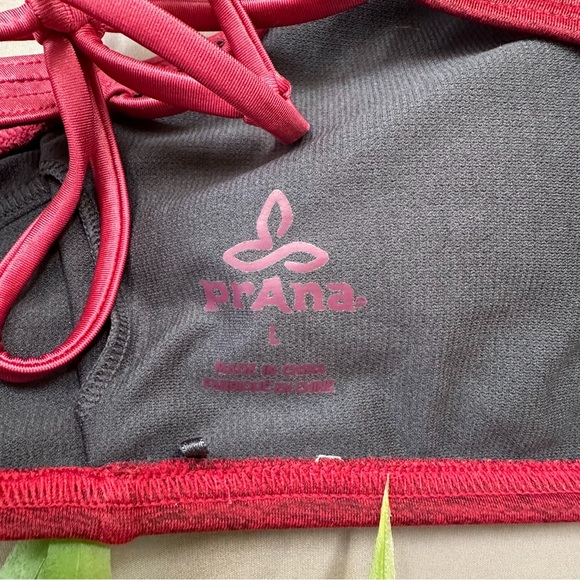 PRANA Makoa red bikini top, L. - Picture 5 of 6